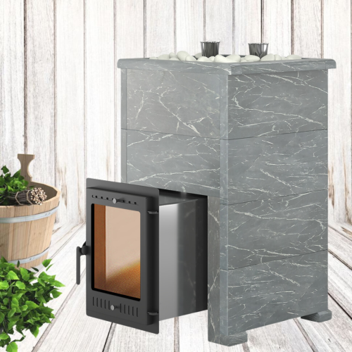 Печь для бани Везувий Эверест "Steam Master 38 INOX" Талькохлорит