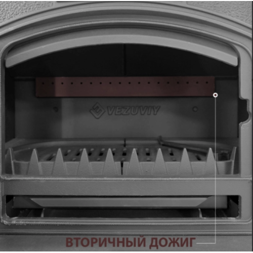 Печь-камин Везувий KZ-14SР Антрацит