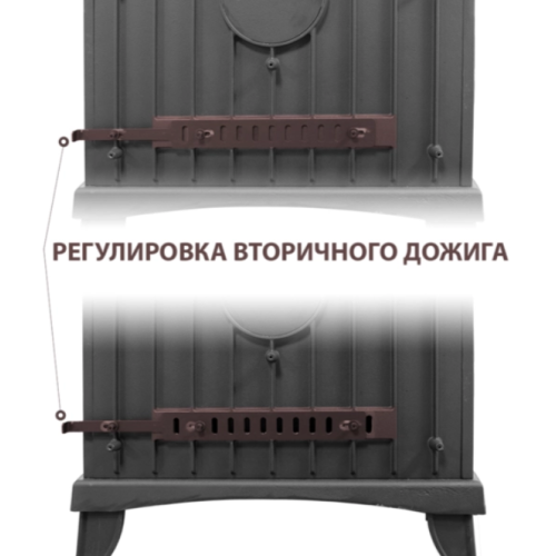 Печь-камин Везувий KZ-14SР Антрацит