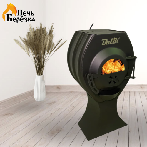 Отопительная печь Берёзка Bulik 100 PLUS Стекло
