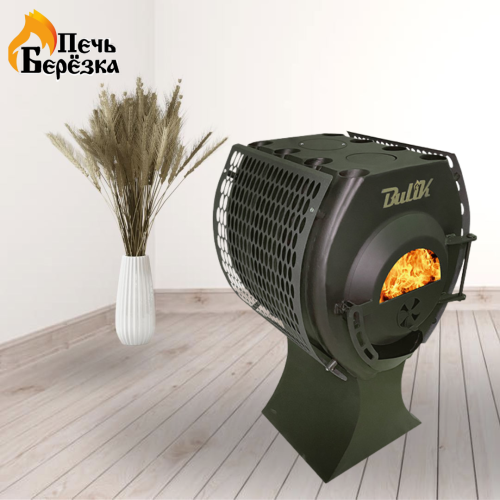 Отопительная печь Берёзка Bulik 150 PLUS Стекло с экранами