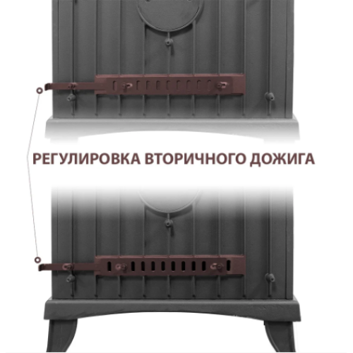Печь-камин Везувий KZ-14 "Антрацит" 