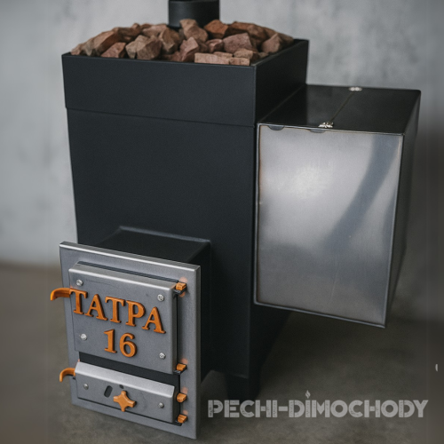 Печь для бани Татра Т16 с баком 80 л