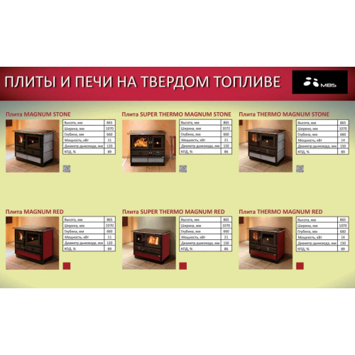 Печь-камин MBS Magnum Stone L/R