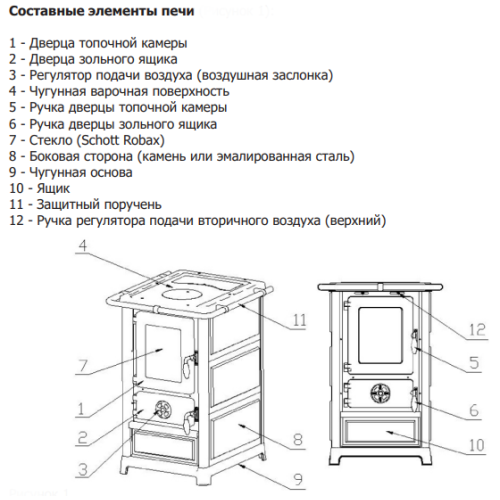 Печь-камин MBS Olymp Cream