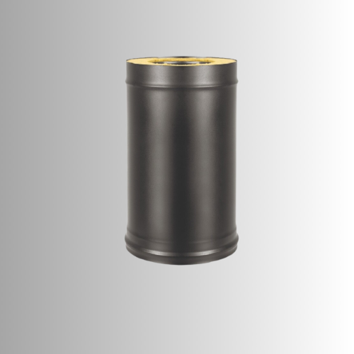 Сэндвич-труба BLACK 0,5 метра 150x250 мм (AISI 430/0,8мм)
