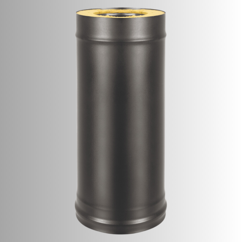 Сэндвич-труба BLACK 1 метр 150x250 мм (AISI 430/0,8мм)