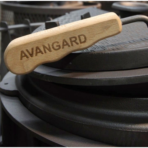 Чугунная печь для бани Гефест AVANGARD ЗК 40 (П2) Ураган в сетке Тюльпан
